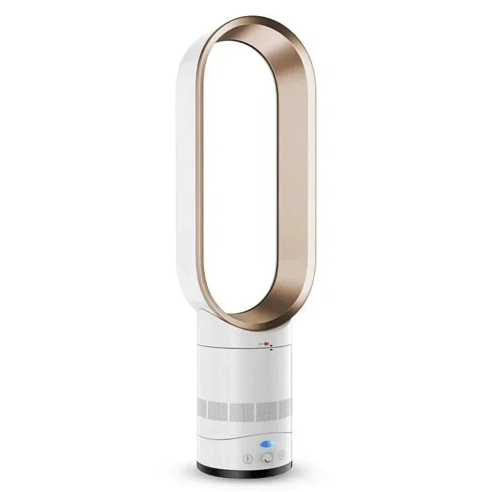 "Ventilateur de tour sans pales élégant, design moderne, refroidissement silencieux, idéal intérieur, sécurité enfants"