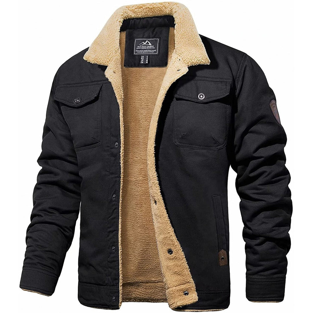 "Veste bombardier homme vintage Dirk, coupe classique, détails modernes, chaleur hivernale, élégance intemporelle."