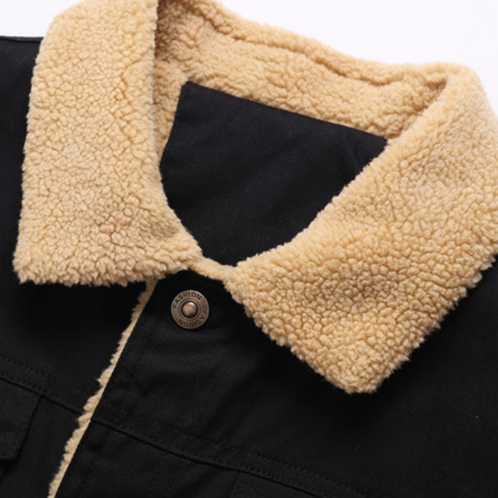 "Veste bombardier homme vintage Dirk, coupe classique, détails modernes, chaleur hivernale, élégance intemporelle."