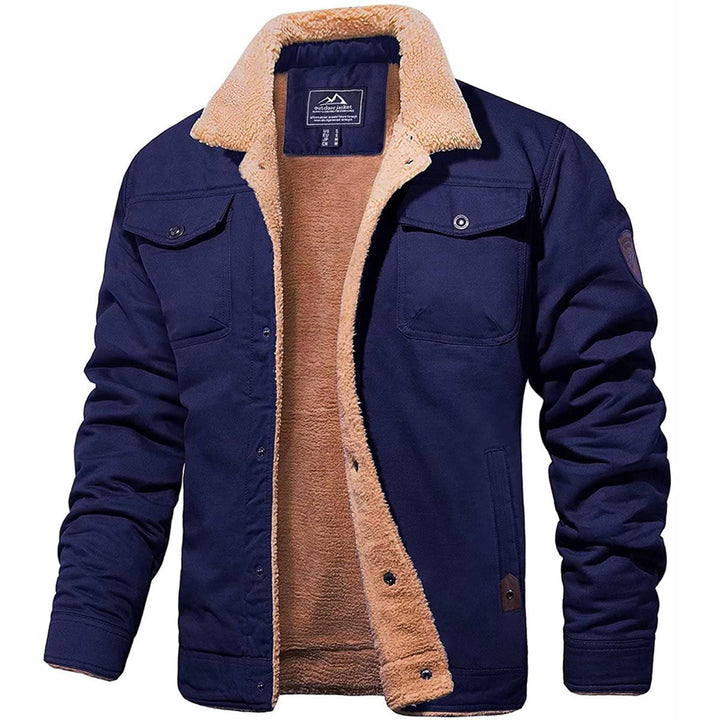 "Veste bombardier homme vintage Dirk, coupe classique, détails modernes, chaleur hivernale, élégance intemporelle."