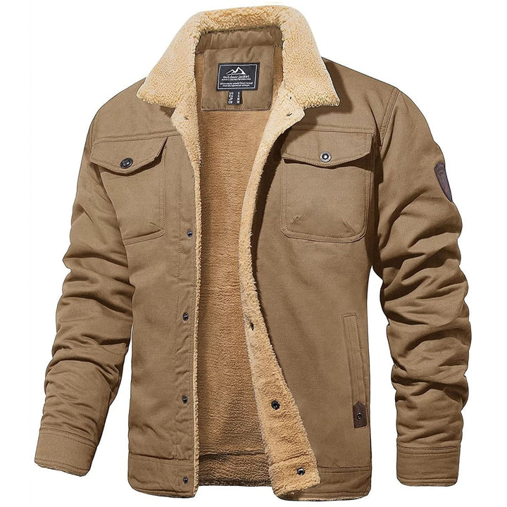 "Veste bombardier homme vintage Dirk, coupe classique, détails modernes, chaleur hivernale, élégance intemporelle."