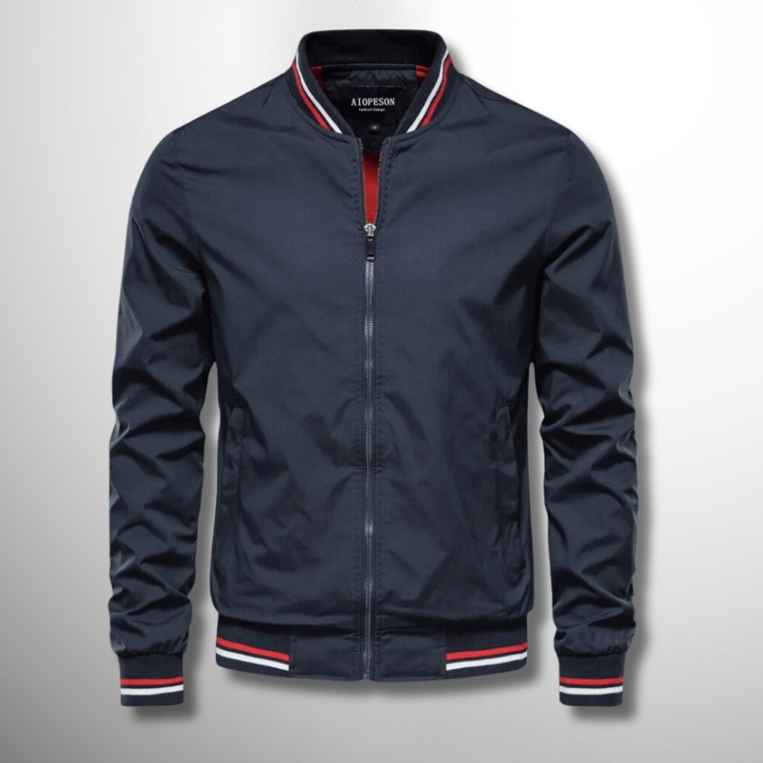 "Veste de transition Denis pour hommes, élégante avec finitions premium, parfaite pour mi-saison et journées fraîches."