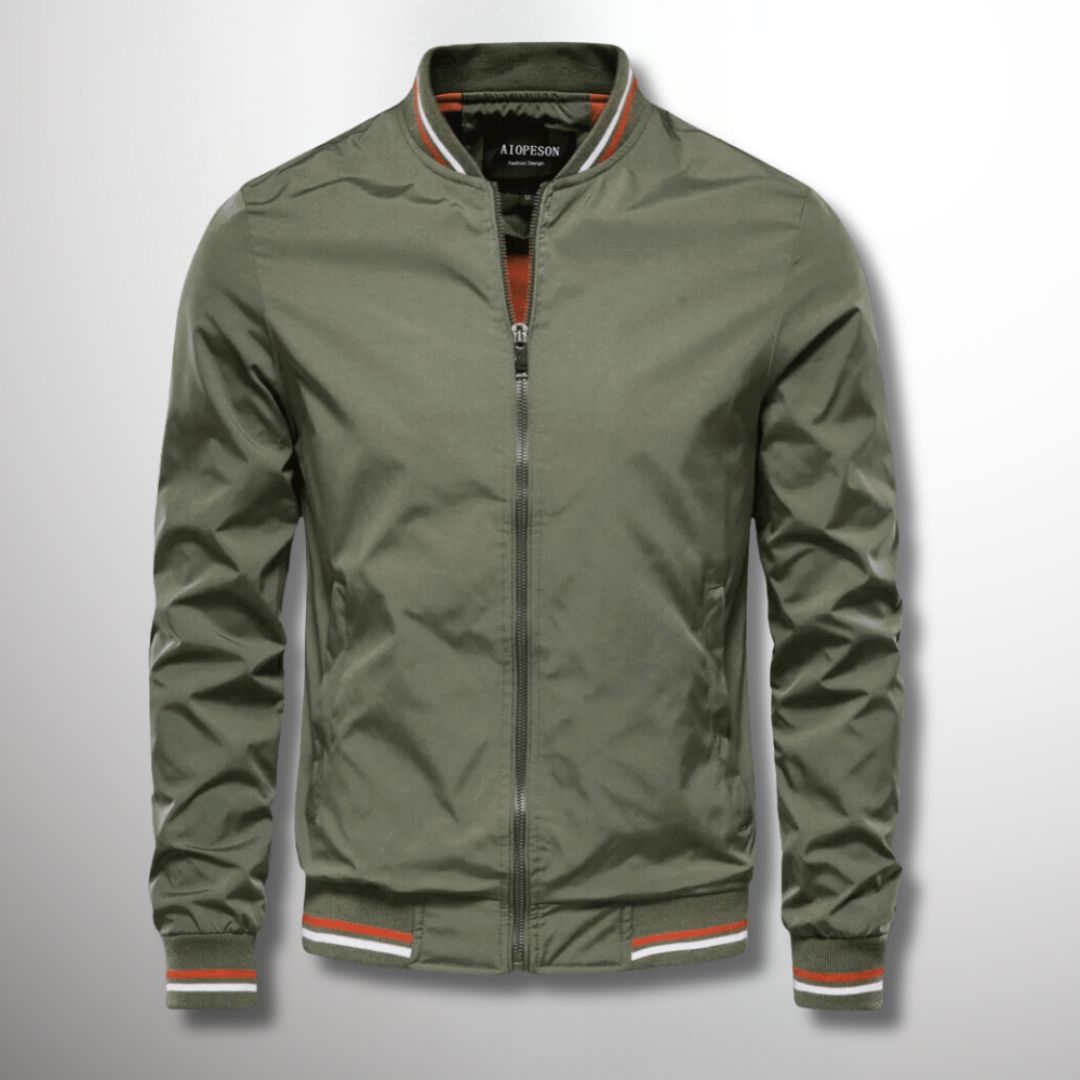 "Veste de transition Denis pour hommes, élégante avec finitions premium, parfaite pour mi-saison et journées fraîches."