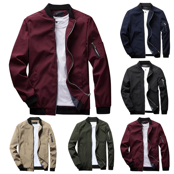 "Veste d'été élégante pour hommes, coupe ajustée, tissu respirant léger, vue avant, design intemporel et raffiné."