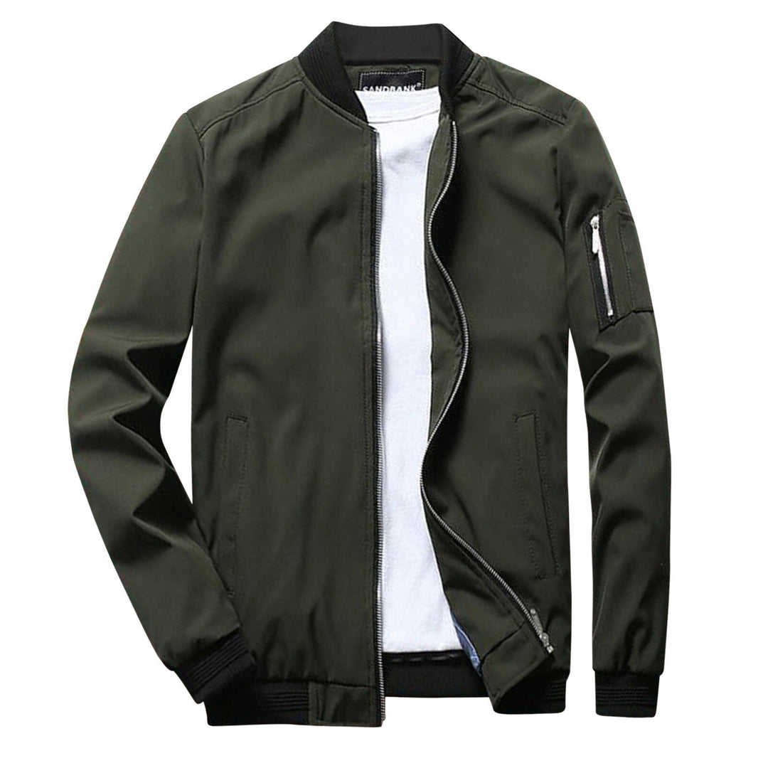"Veste d'été élégante pour hommes, coupe ajustée, tissu respirant léger, vue avant, design intemporel et raffiné."