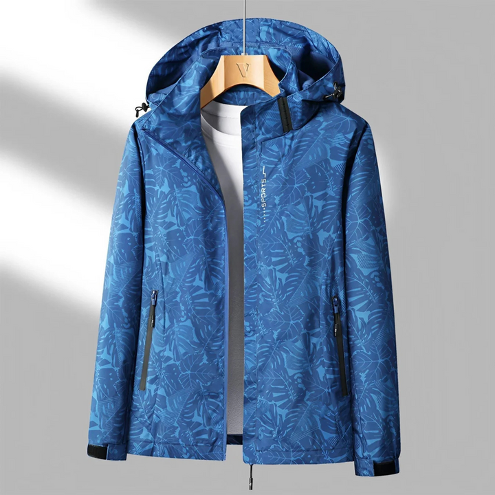 "Veste imperméable Opaline pour femme, légère et coupe-vent, avec capuche intégrée et design moderne."