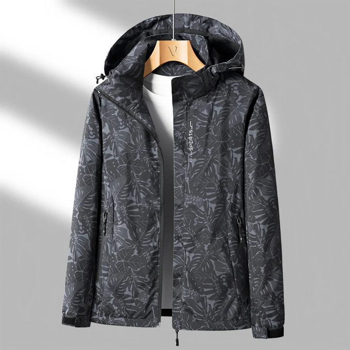 "Veste imperméable Opaline pour femme, légère et coupe-vent, avec capuche intégrée et design moderne."