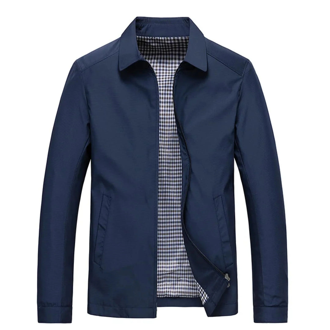 "Veste trench homme imperméable, élégante, coupe classique, col structuré, idéale pour temps pluvieux, tenue formelle."