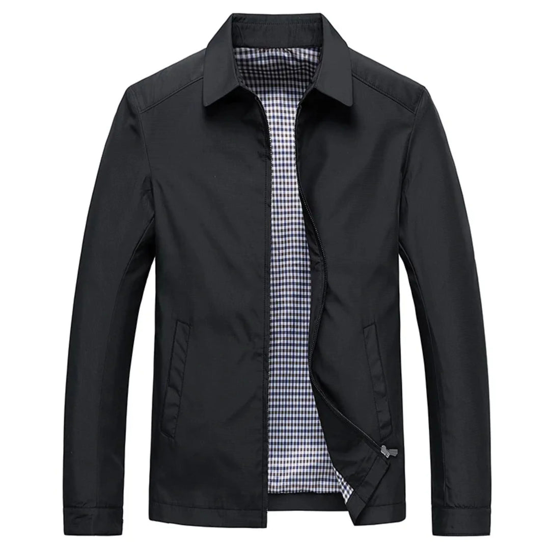 "Veste trench homme imperméable, élégante, coupe classique, col structuré, idéale pour temps pluvieux, tenue formelle."