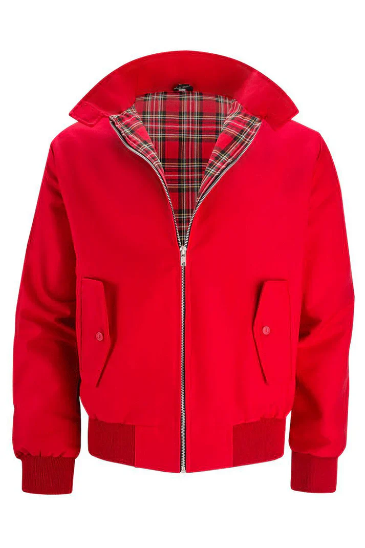 "Veste urbaine homme élégante, doublure à carreaux, col classique, coton mélangé, look moderne et raffiné"