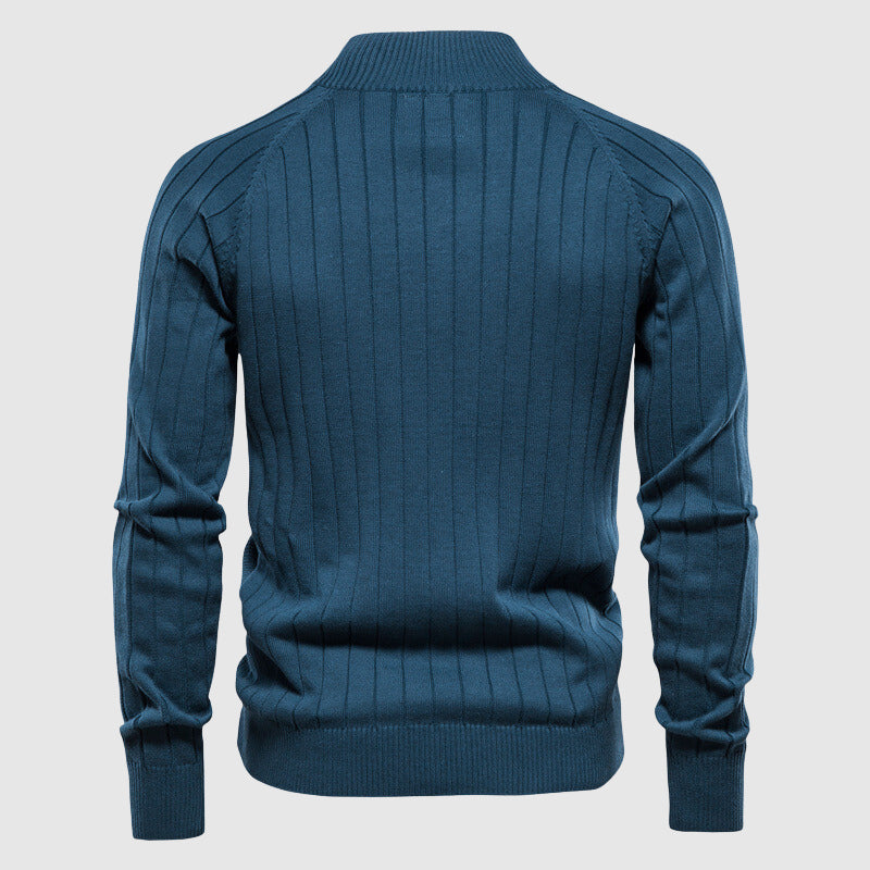 Veste zippée homme Hazel, élégante silhouette moderne, tissu léger, poches zippées, idéale pour ville ou plein air.