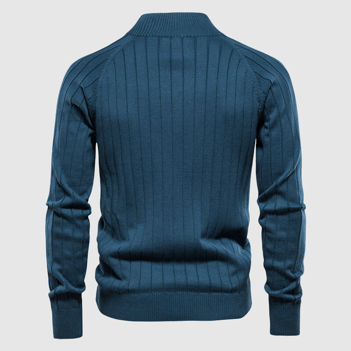 Veste zippée homme Hazel, élégante silhouette moderne, tissu léger, poches zippées, idéale pour ville ou plein air.